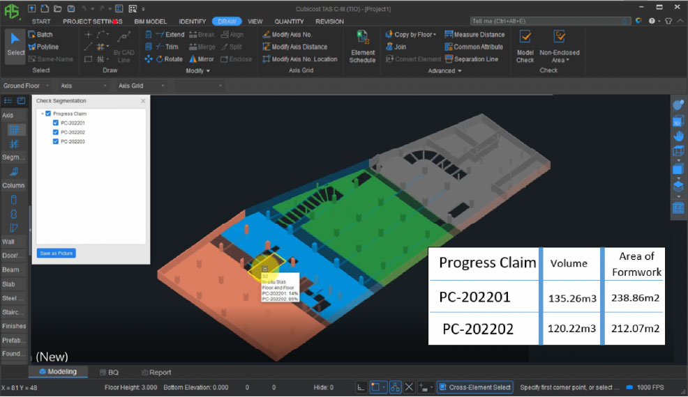 การแบ่งส่วนโครงการอย่างชาญฉลาดและการจัดการเวอร์ชันแบบแปลน สำหรับการบริหารจัดการในขั้นตอนการก่อสร้างโดยเฉพาะ
