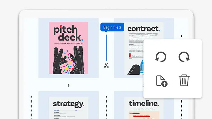 ผสานและแยก PDF