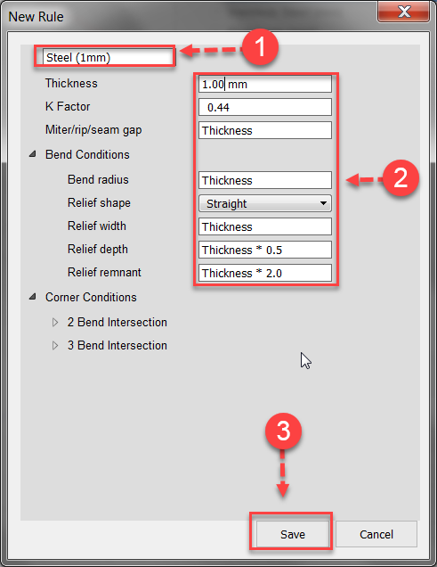 Fusion 360 ตั้งค่างานแผ่นพับ