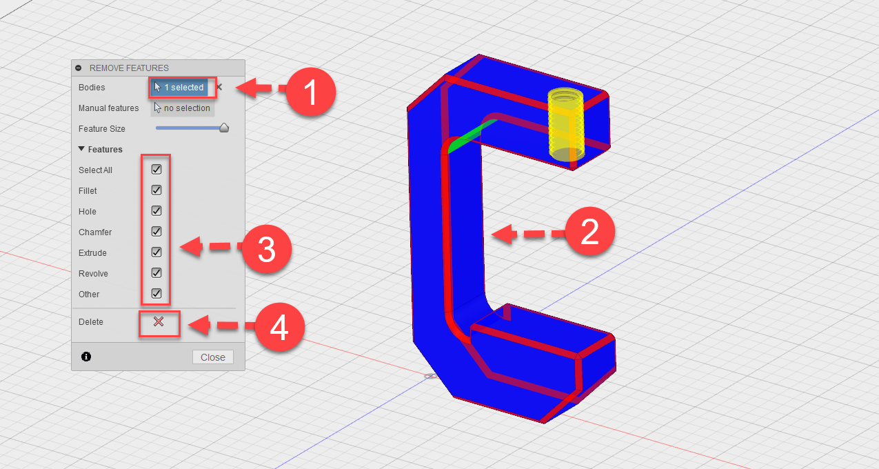 Fusion 360 tip & trick 47 Simplify Feature 