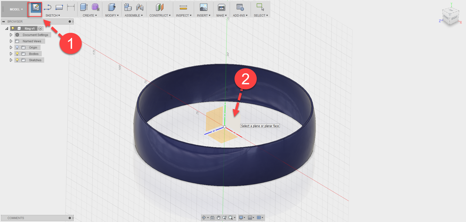 Fusion 360 Tip & Trick 50 : Text บนผิวโค้ง