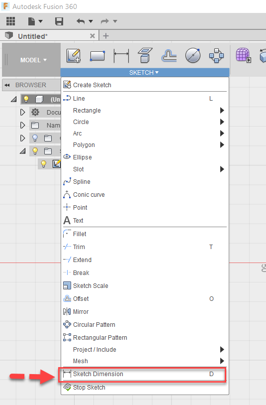 Fusion 360 tip & trick 56 tangent dimension