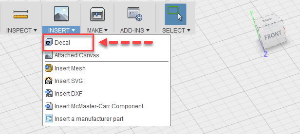 Fusion 360 tip & trick 57 ใส่รูปภาพบนผิวโค้ง