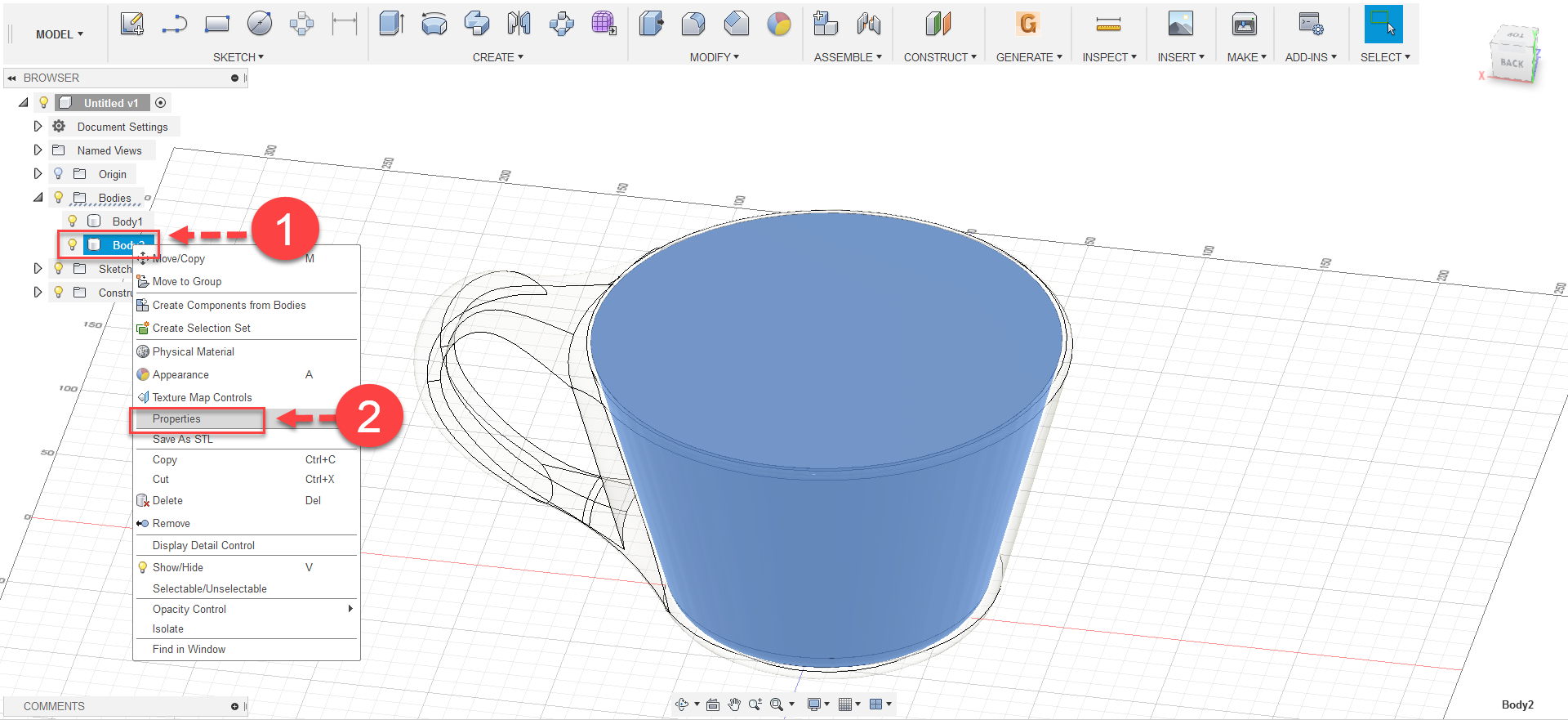 Fusion 360 tips & tricks #70 หาปริมาตรในแก้ว