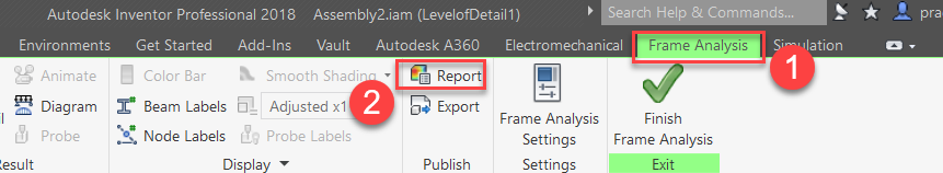 Inventor Tip & Trick 80 Simulation report to Microsoft Word