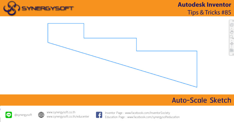 Inventor Tips & Tricks 85 Auto-Scale Sketch