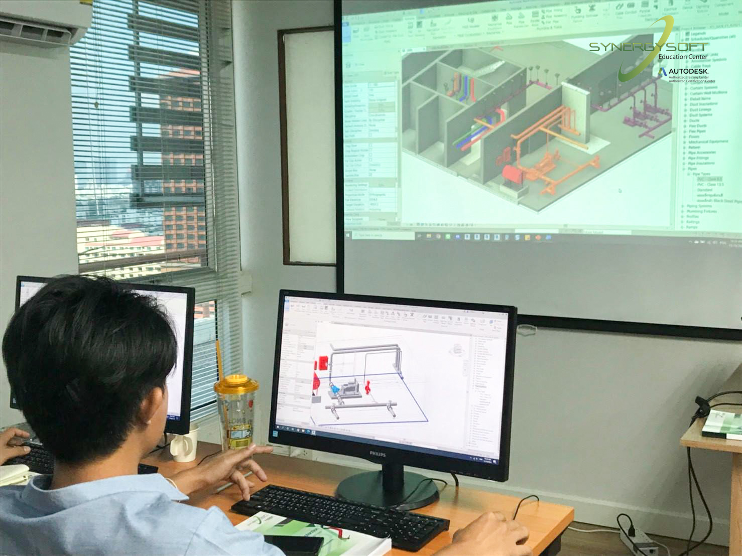 Synergysoft Education Autodesk Revit Sanitary&Fire Protection Modeling for Large Building Project Training Course