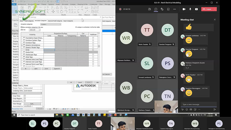 Synergysoft Education Autodesk Revit Electrical Modeling for Large Building