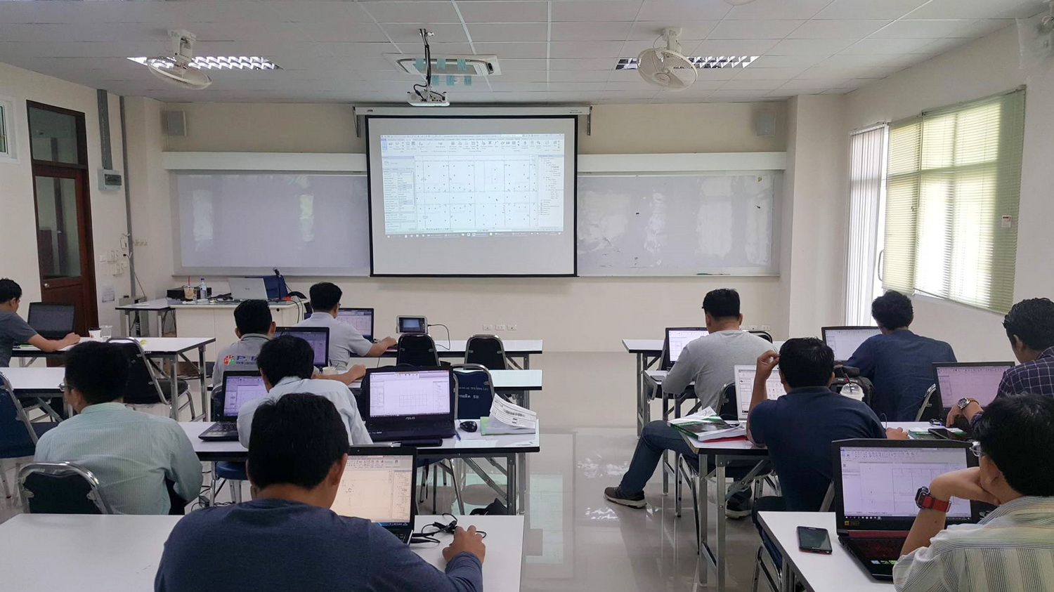 อบรม revit MEP มหาวิทยาลัยราชภัฏหมู่บ้านจอมบึง