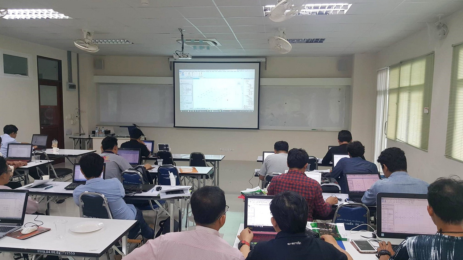 อบรม revit MEP มหาวิทยาลัยราชภัฏหมู่บ้านจอมบึง