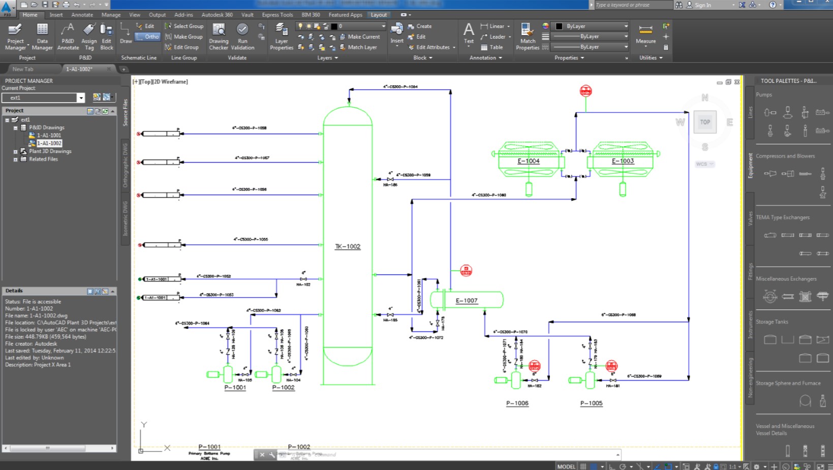 AutoCAD P&ID Function