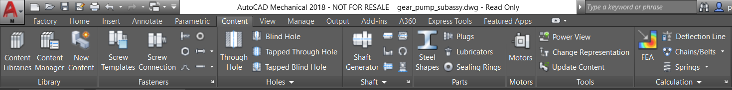 Autodesk AutoCAD Mechanical 2018