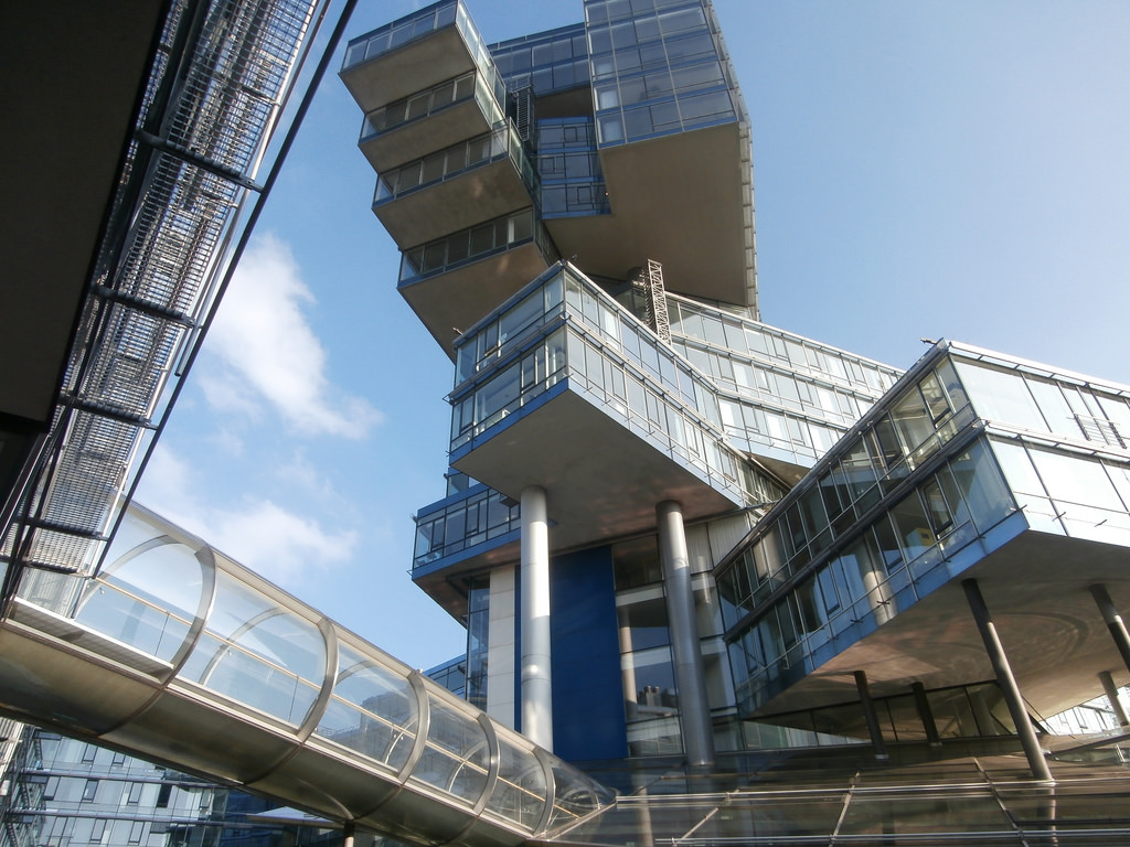 Inner yard Nord LB office building Hanover Germany2