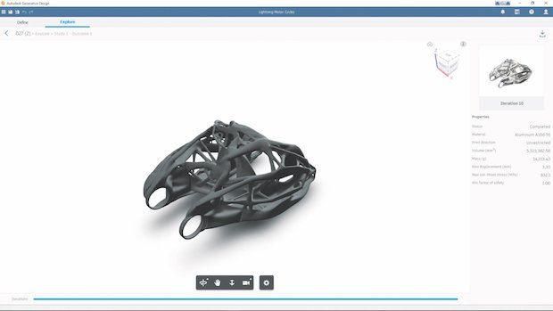 Lightning Motorcycle Swing Arm 2