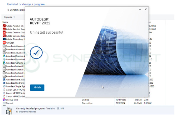 How to Uninstall Revit 03