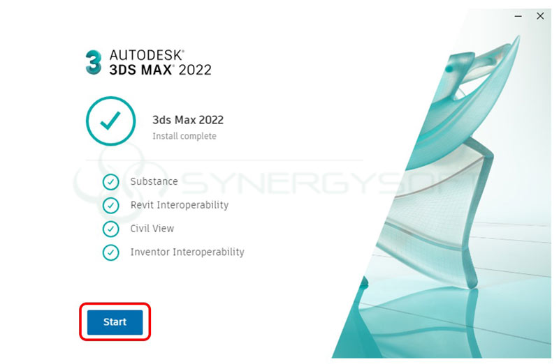 insall 3dsmax2022 08