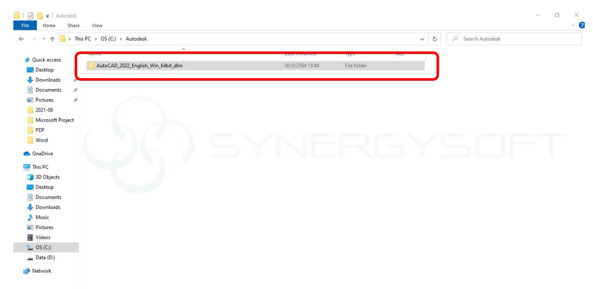 insall AutoCAD2022 01