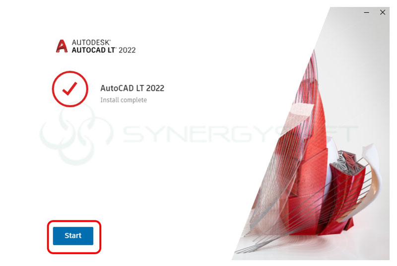 insall AutoCADLT2022 07