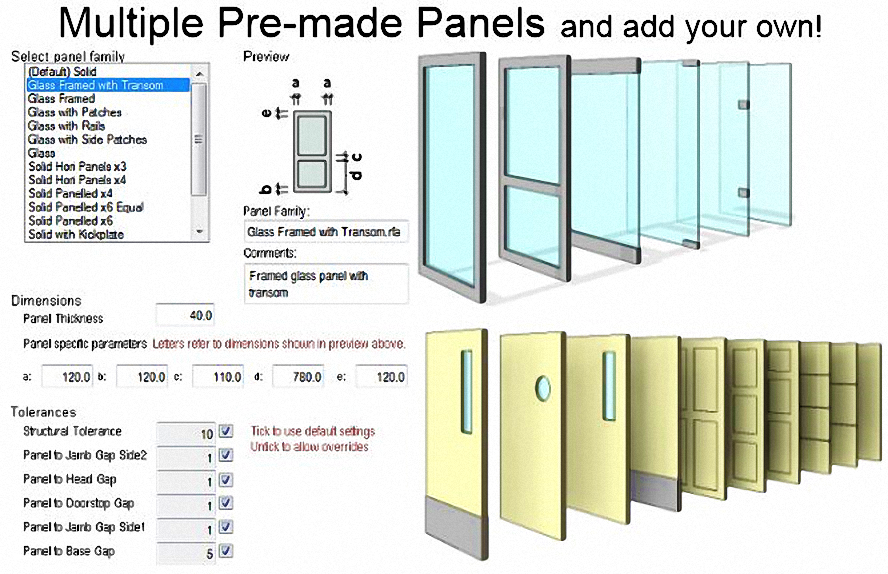 RevitWorks Door Factory