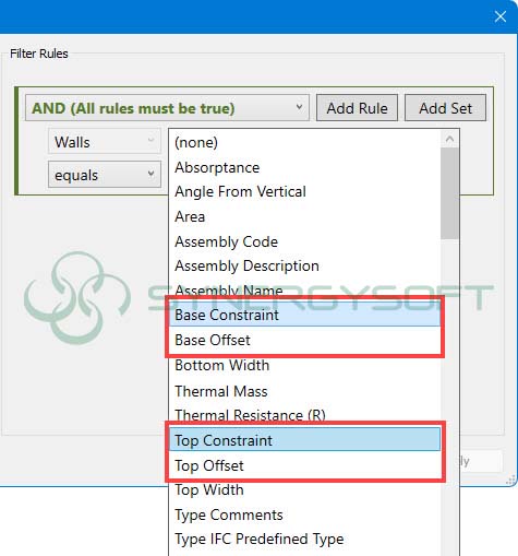 FILTER BASE CONSTRAINT 2