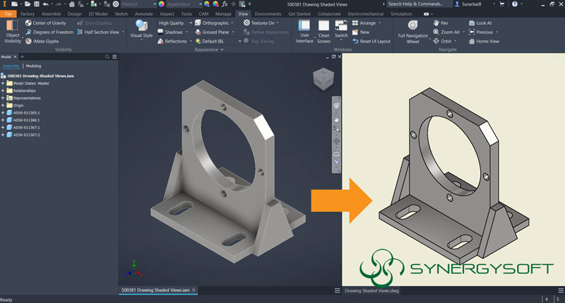 03 Shaded Drawing View