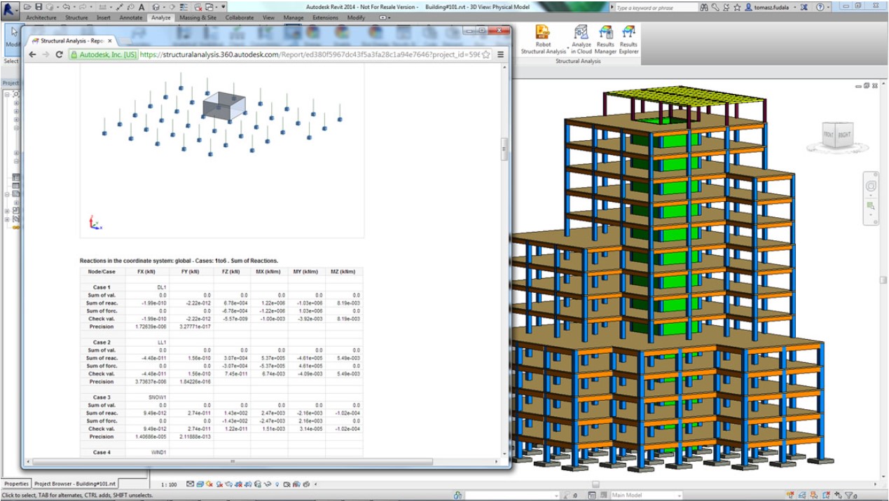 Synergysoft : Autodesk Structure Analysis for Revit