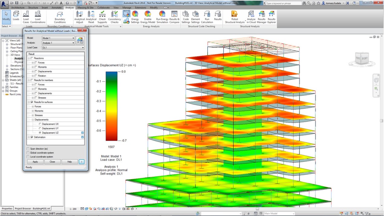 Synergysoft : Autodesk Structure Analysis for Revit