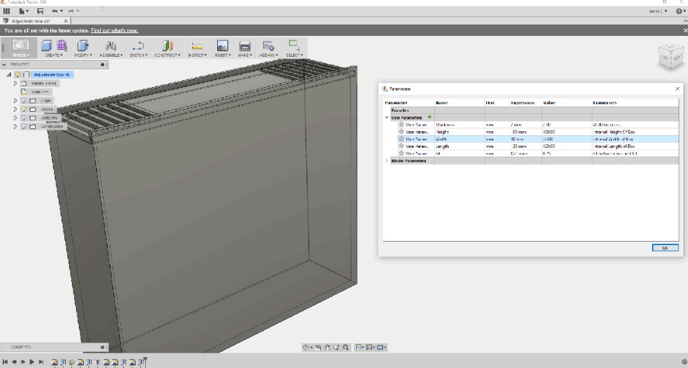 Making Parametric Models in Fusion360