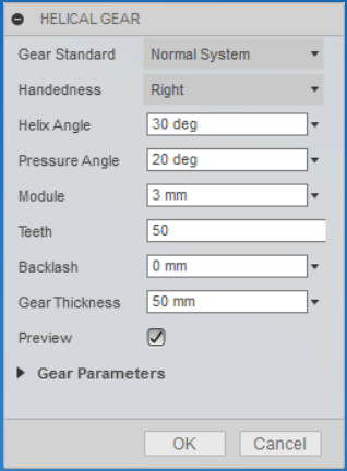 Review Fusion360 #1 Plug -in : สร้างเฟืองเฉียงอัติโนมัติ